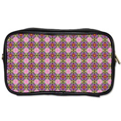 Seamless Psychedelic Pattern Toiletries Bag (two Sides)