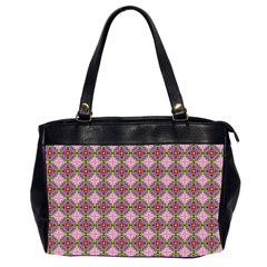 Seamless Psychedelic Pattern Oversize Office Handbag (2 Sides)