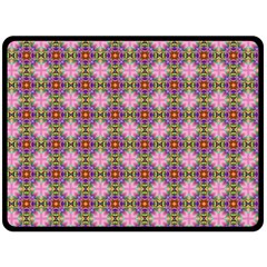 Seamless Psychedelic Pattern Fleece Blanket (large) 