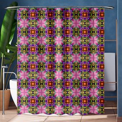 Seamless Psychedelic Pattern Shower Curtain 60  X 72  (medium) 