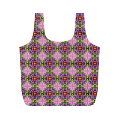 Seamless Psychedelic Pattern Full Print Recycle Bag (m) by Jancukart