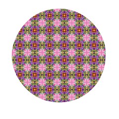 Seamless Psychedelic Pattern Mini Round Pill Box (pack Of 3)