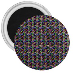 Seamless Prismatic Geometric Pattern With Background 3  Magnets