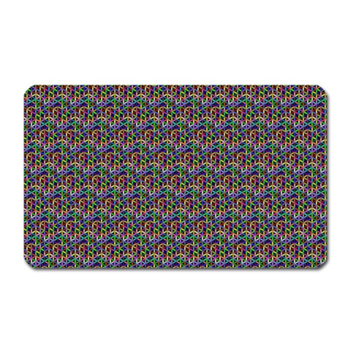 Seamless Prismatic Geometric Pattern With Background Magnet (Rectangular)