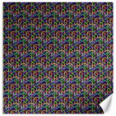 Seamless Prismatic Geometric Pattern With Background Canvas 12  X 12 