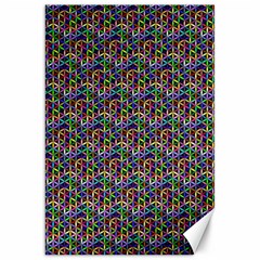 Seamless Prismatic Geometric Pattern With Background Canvas 20  X 30  by Jancukart