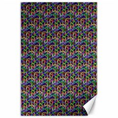 Seamless Prismatic Geometric Pattern With Background Canvas 24  X 36 