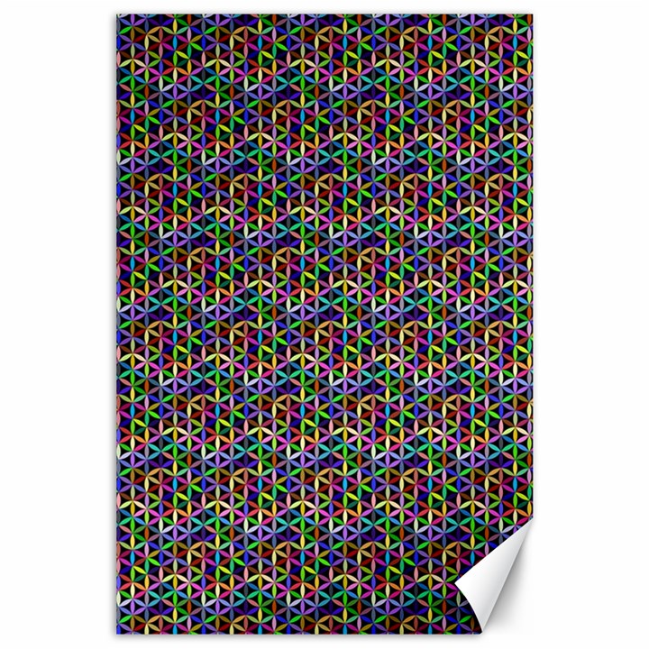 Seamless Prismatic Geometric Pattern With Background Canvas 24  x 36 