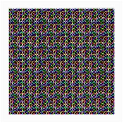 Seamless Prismatic Geometric Pattern With Background Medium Glasses Cloth