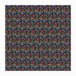 Seamless Prismatic Geometric Pattern With Background Medium Glasses Cloth (2 Sides) Front