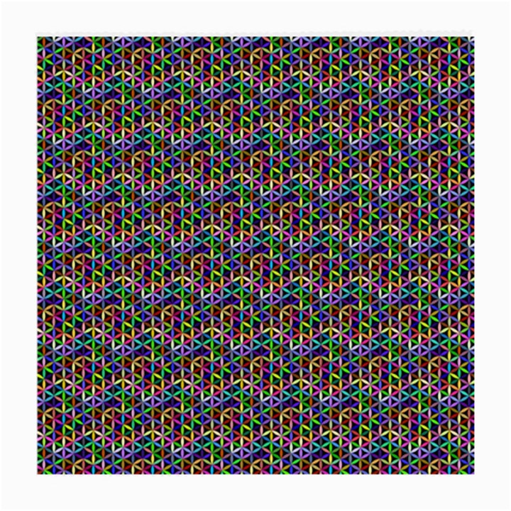 Seamless Prismatic Geometric Pattern With Background Medium Glasses Cloth (2 Sides)