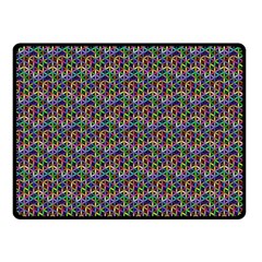 Seamless Prismatic Geometric Pattern With Background Fleece Blanket (small)