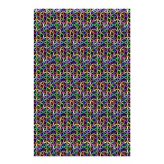 Seamless Prismatic Geometric Pattern With Background Shower Curtain 48  X 72  (small)  by Jancukart