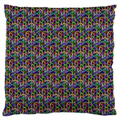 Seamless Prismatic Geometric Pattern With Background Large Cushion Case (two Sides) by Jancukart