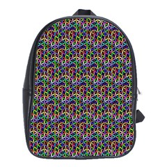 Seamless Prismatic Geometric Pattern With Background School Bag (xl) by Jancukart