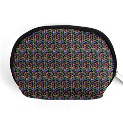 Seamless Prismatic Geometric Pattern With Background Accessory Pouch (medium)