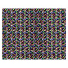 Seamless Prismatic Geometric Pattern With Background Double Sided Flano Blanket (medium) 