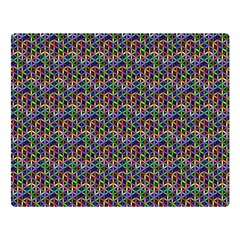 Seamless Prismatic Geometric Pattern With Background Double Sided Flano Blanket (large) 