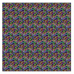 Seamless Prismatic Geometric Pattern With Background Square Satin Scarf (36  X 36 ) by Jancukart