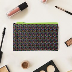 Seamless Prismatic Geometric Pattern With Background Cosmetic Bag (xs) by Jancukart