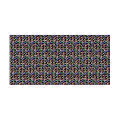 Seamless Prismatic Geometric Pattern With Background Yoga Headband by Jancukart