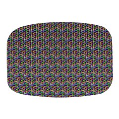 Seamless Prismatic Geometric Pattern With Background Mini Square Pill Box by Jancukart