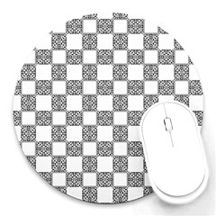 Seamless Tile Derivative Pattern Round Mousepads