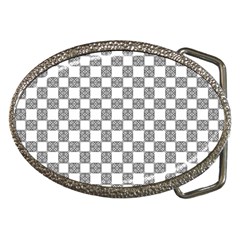 Seamless Tile Derivative Pattern Belt Buckles