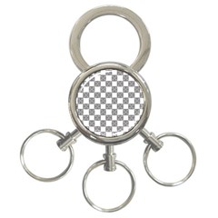 Seamless Tile Derivative Pattern 3-ring Key Chain by Jancukart