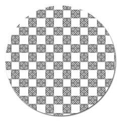 Seamless Tile Derivative Pattern Magnet 5  (round)