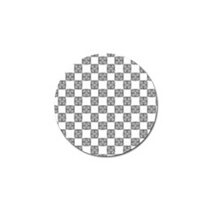 Seamless Tile Derivative Pattern Golf Ball Marker