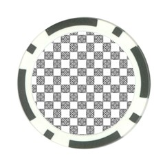 Seamless Tile Derivative Pattern Poker Chip Card Guard by Jancukart