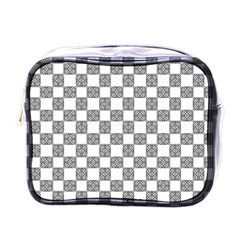 Seamless Tile Derivative Pattern Mini Toiletries Bag (one Side)