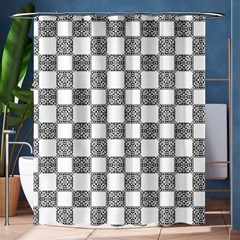 Seamless Tile Derivative Pattern Shower Curtain 60  X 72  (medium) 