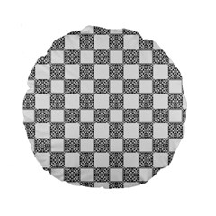 Seamless Tile Derivative Pattern Standard 15  Premium Round Cushions