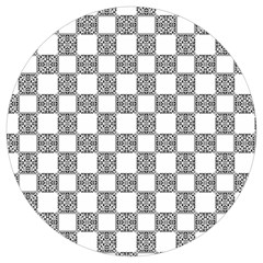 Seamless Tile Derivative Pattern Round Trivet