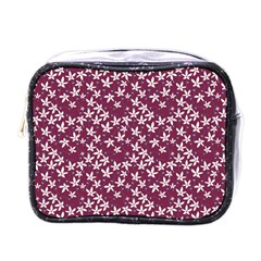 Small Flowers Pattern Mini Toiletries Bag (one Side)