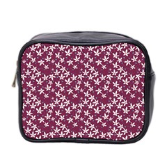 Small Flowers Pattern Mini Toiletries Bag (two Sides)