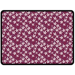 Small Flowers Pattern Fleece Blanket (large) 