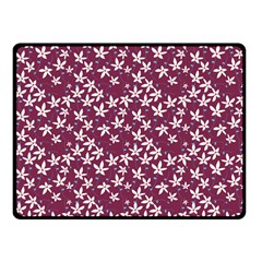 Small Flowers Pattern Fleece Blanket (small)