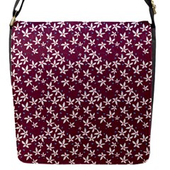 Small Flowers Pattern Flap Closure Messenger Bag (s)