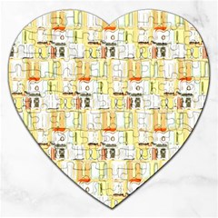 Abstract-pattern Jigsaw Puzzle (Heart)