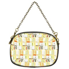 Abstract-pattern Chain Purse (two Sides)