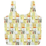 Abstract-pattern Full Print Recycle Bag (XL) Front