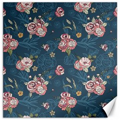 Vintage Flowers Pattern Canvas 12  X 12 