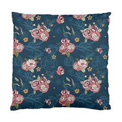 Vintage Flowers Pattern Standard Cushion Case (two Sides)