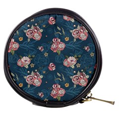 Vintage Flowers Pattern Mini Makeup Bag