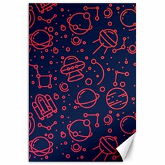 Seamless Space Pattern Canvas 20  X 30 