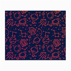 Seamless Space Pattern Small Glasses Cloth (2 Sides)