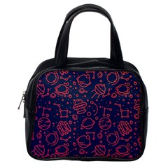 Seamless Space Pattern Classic Handbag (one Side)